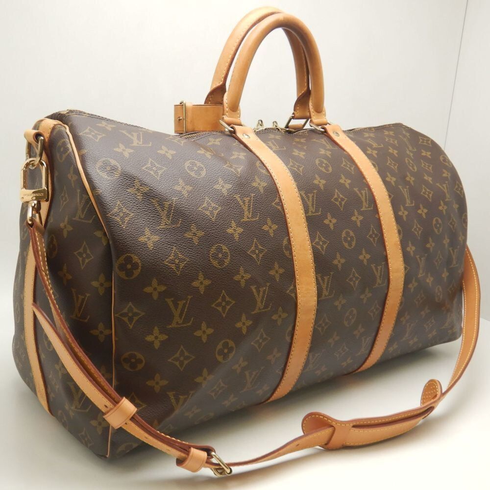 LOUIS VUITTON Authentic Brown Monogram Boston Bag - Picture 2 of 10